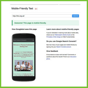 Mobile friendly testing tool - mobile first