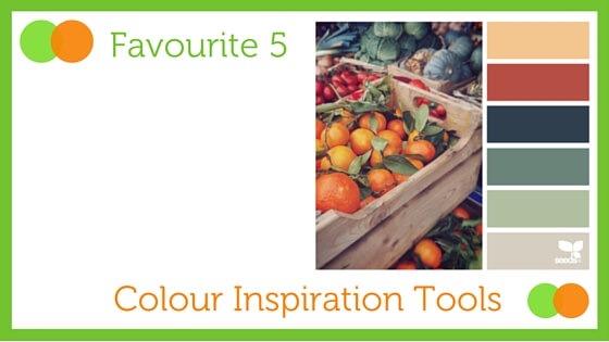 Graphic for Favourite Five Colour Inspiration Tools blog