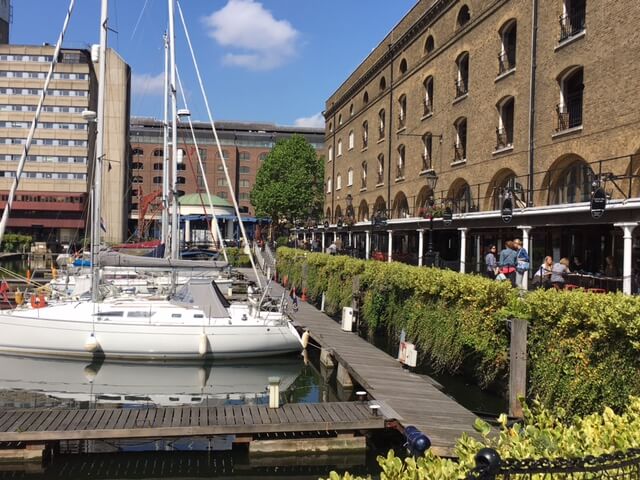 White Mulberries at St Katherine Docks for blog on Favourite Five Coffee+ spots