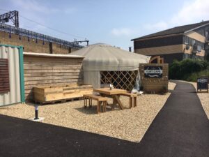 Yurt Cafe, St Katherine's Precinct for Coffee blog