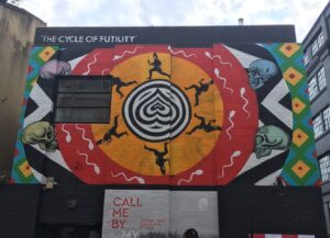 The Cycle of Futility for blog on Shoreditch Street Art