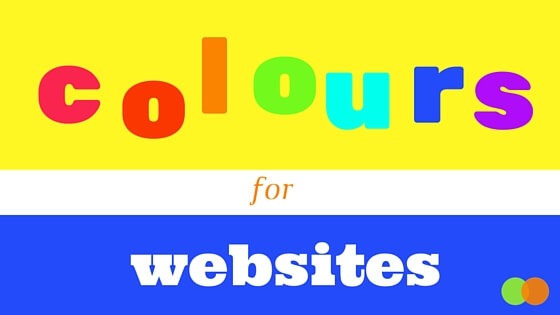 Website colours graphic for blog