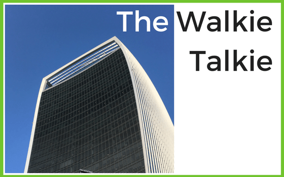 The Walkie Talkie - for blog on London Modern Buildings
