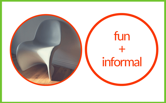 Panton chair for blog on websites