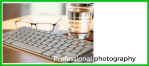 Professional photography graphic for new website blog