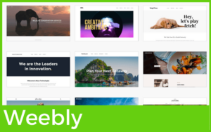 Graphic for Weebly for blog on Website Builders