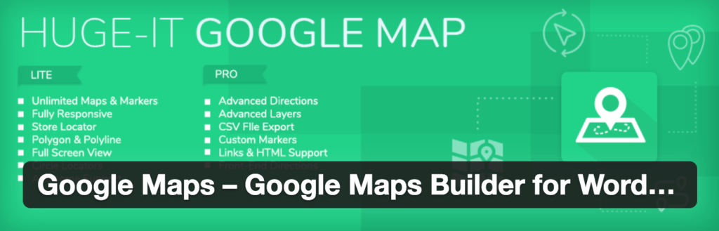 Huge IT Google Maps WordPress Plugins screenshot